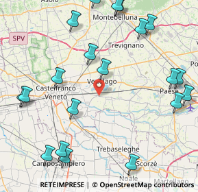 Mappa Via dei Morosini, 31050 Vedelago TV, Italia (10.861)