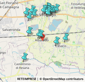 Mappa Via dei Morosini, 31050 Vedelago TV, Italia (2.137)