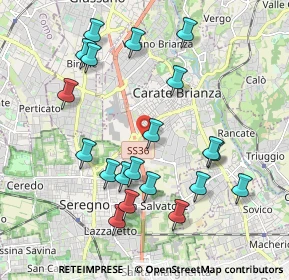 Mappa Via Tommaso Grossi, 20841 Seregno MB, Italia (2.055)