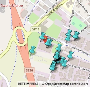 Mappa Via Tommaso Grossi, 20841 Seregno MB, Italia (0.22759)