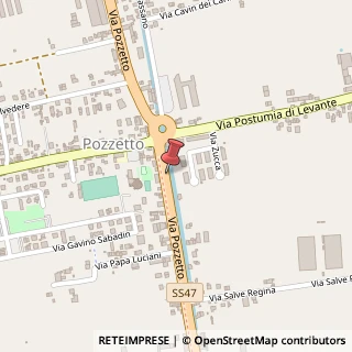 Mappa Via Pozzetto, 100, 35013 Cittadella, Padova (Veneto)