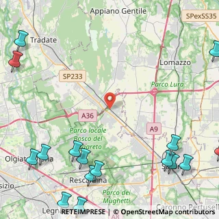 Mappa Via Umberto Nobile, 21040 Cislago VA, Italia (7.3175)