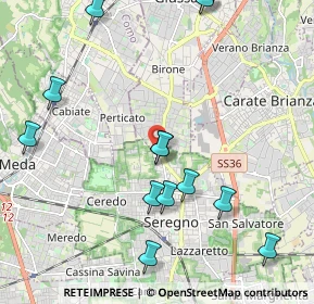 Mappa Via Monte Bisbino, 20831 Seregno MB, Italia (2.38692)