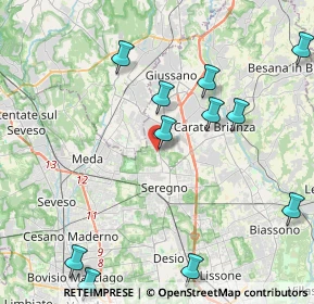 Mappa Via Monte Bisbino, 20831 Seregno MB, Italia (4.92455)