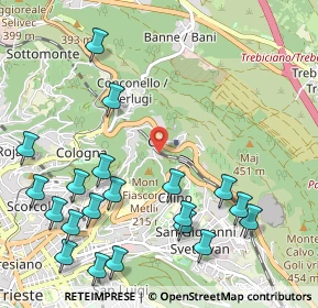 Mappa Via Calpurnio, 34127 Trieste TS, Italia (1.31)