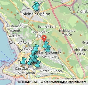 Mappa Via Calpurnio, 34127 Trieste TS, Italia (2.08714)