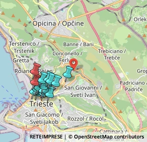 Mappa Via Calpurnio, 34127 Trieste TS, Italia (2.07647)