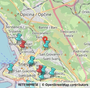 Mappa Via Calpurnio, 34127 Trieste TS, Italia (2.94769)