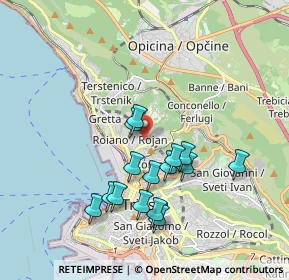 Mappa Via Sara Davis, 34135 Trieste TS, Italia (1.69267)