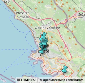 Mappa Via Sara Davis, 34135 Trieste TS, Italia (1.86545)