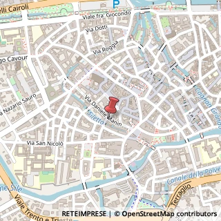Mappa Via Daniele Manin, 47, 31100 Treviso, Treviso (Veneto)