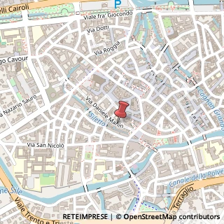 Mappa Via Daniele Manin,  47, 31100 Treviso, Treviso (Veneto)
