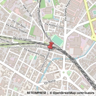 Mappa Via Felice Cavallotti,  21, 21013 Gallarate, Varese (Lombardia)