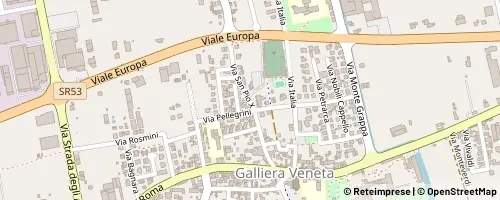 Mappa Galliera Veneta