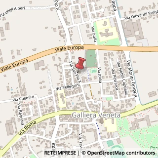 Mappa Via San Pio X, 36, 35015 Galliera Veneta, Padova (Veneto)