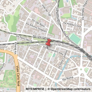 Mappa Via Guglielmo Marconi,  20, 21017 Gallarate, Varese (Lombardia)