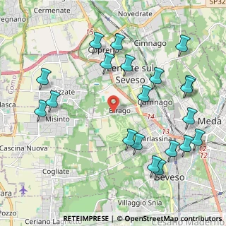 Mappa Via Filippo Gerbino, 20823 Lentate sul Seveso MB, Italia (2.423)