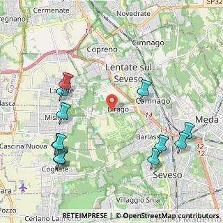 Mappa Via Filippo Gerbino, 20823 Lentate sul Seveso MB, Italia (2.5125)