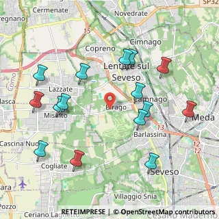 Mappa Via Filippo Gerbino, 20823 Lentate sul Seveso MB, Italia (2.204)