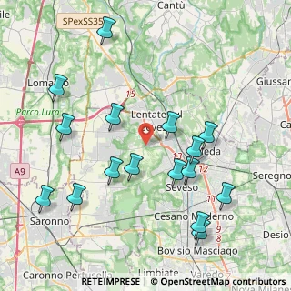 Mappa Via Filippo Gerbino, 20823 Lentate sul Seveso MB, Italia (4.4375)