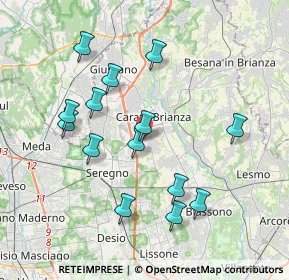Mappa Vicinale dell'Immacolata, 20841 Carate Brianza MB, Italia (3.73071)