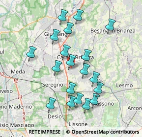 Mappa Vicinale dell'Immacolata, 20841 Carate Brianza MB, Italia (3.59684)