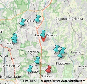 Mappa Vicinale dell'Immacolata, 20841 Carate Brianza MB, Italia (4.33273)