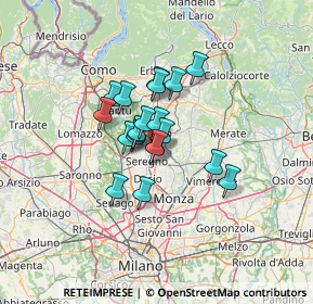 Mappa Vicinale dell'Immacolata, 20841 Carate Brianza MB, Italia (8.319)