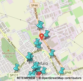 Mappa SP 46 KM17, 36040 Malo VI (0.601)