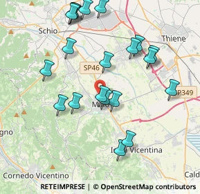 Mappa SP 46 KM17, 36040 Malo VI (4.0685)