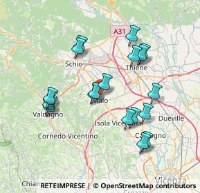 Mappa SP 46 KM17, 36040 Malo VI (7.06)