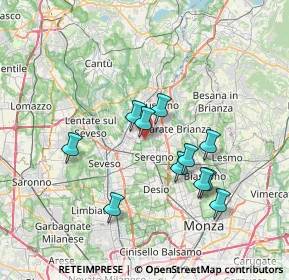 Mappa Via Napoli, 20831 Seregno MB, Italia (6.3)