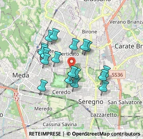 Mappa Via Napoli, 20831 Seregno MB, Italia (1.42056)