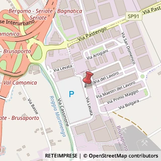 Mappa Via Levata, 27, 24068 Seriate, Bergamo (Lombardia)