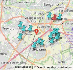 Mappa Via Cesario Minali, 24127 Bergamo BG, Italia (1.80125)