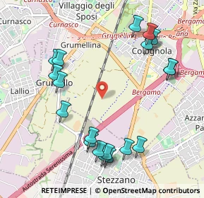 Mappa Via Cesario Minali, 24127 Bergamo BG, Italia (1.1675)