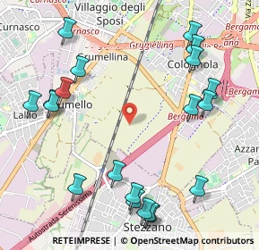 Mappa Via Cesario Minali, 24127 Bergamo BG, Italia (1.295)