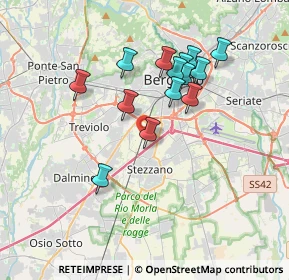 Mappa Via Cesario Minali, 24127 Bergamo BG, Italia (3.18571)