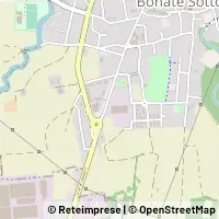 Mapa Bonate Sotto