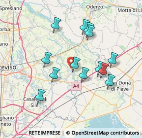 Mappa Via S. Pietro Novello, 31050 Monastier di Treviso TV, Italia (6.74462)