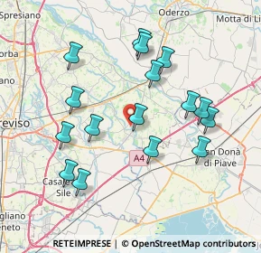 Mappa Via S. Pietro Novello, 31050 Monastier di Treviso TV, Italia (7.40563)