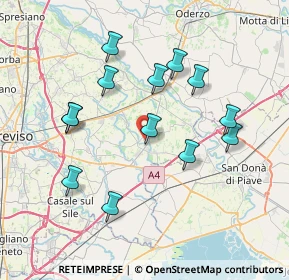 Mappa Via S. Pietro Novello, 31050 Monastier di Treviso TV, Italia (7.25231)