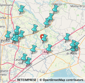 Mappa Via S. Pietro Novello, 31050 Monastier di Treviso TV, Italia (8.919)