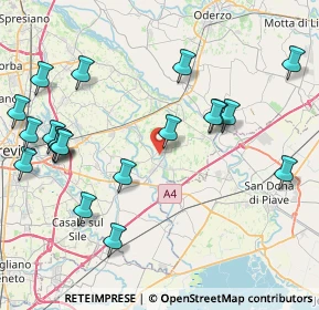 Mappa Via S. Pietro Novello, 31050 Monastier di Treviso TV, Italia (9.7085)