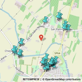 Mappa Via S. Pietro Novello, 31050 Monastier di Treviso TV, Italia (0.68929)