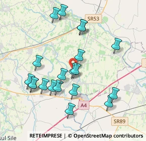 Mappa Via S. Pietro Novello, 31050 Monastier di Treviso TV, Italia (3.875)