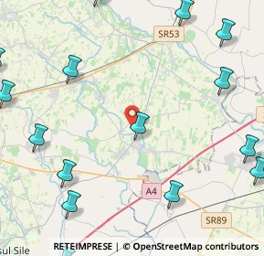 Mappa Via S. Pietro Novello, 31050 Monastier di Treviso TV, Italia (6.9715)