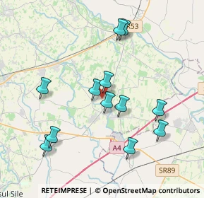 Mappa Via S. Pietro Novello, 31050 Monastier di Treviso TV, Italia (3.6925)