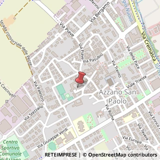 Mappa Via Oratorio, 17, 24052 Azzano San Paolo, Bergamo (Lombardia)
