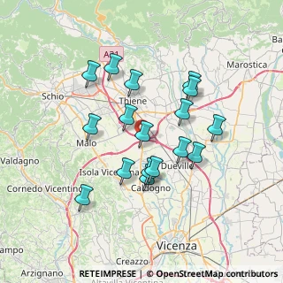 Mappa Via S. Simeone, 36030 Villaverla VI, Italia (6.30118)